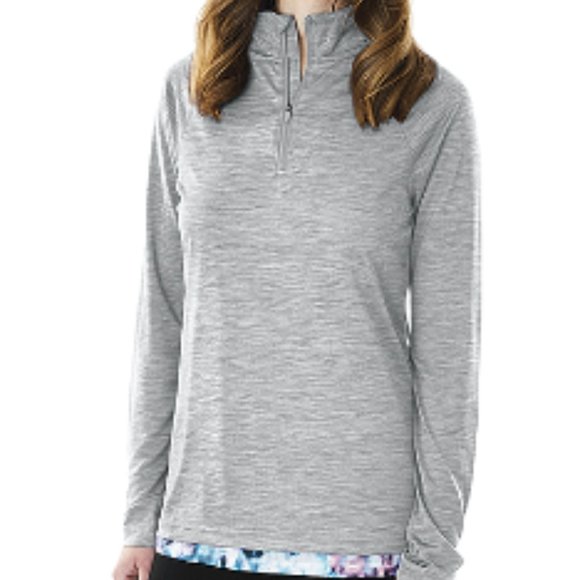 Wayfair / Charle's River Apparel Light Grey Performance Pullover - Size Medium - Picture 2 of 7